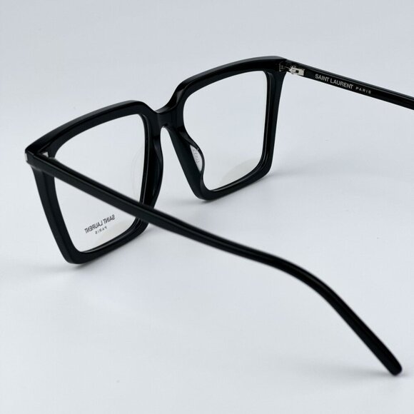 Saint Laurent SL474OPT 001 BRAND NEW Eyeglasses Black Square Unisex - Picture 9 of 12